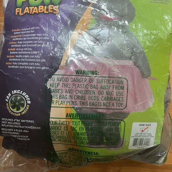 Hippo Inflatable Adult Costume - Standard Size - Rubies - Picture 3 of 4